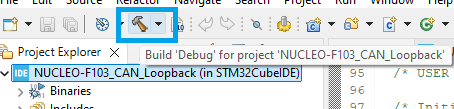 Figure 19. Compile the project
