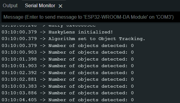 This is when i used ESP32 with Huskylens