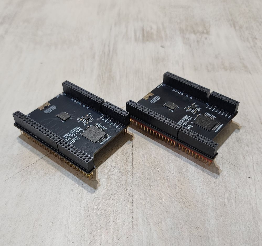 NUCLEO-EXT with eMMC + OctoSPI PSRAM