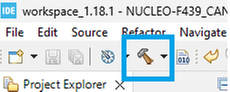 Figure 19. Build project button