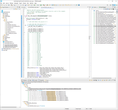 Clock init code not generated