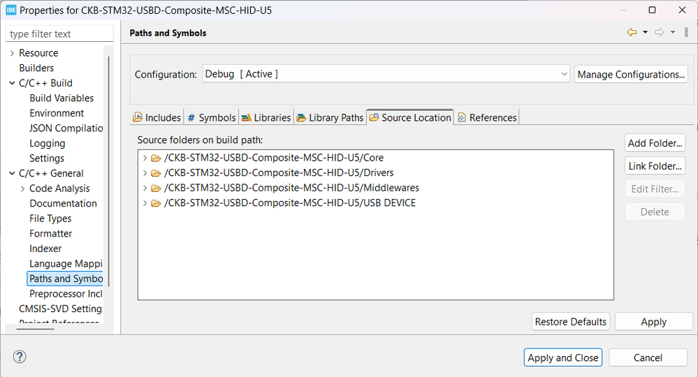 Build configuration