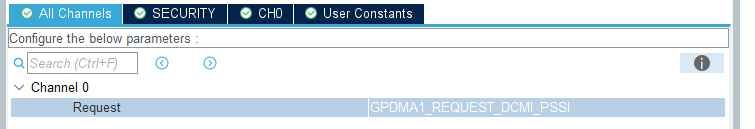 GPDMA1 channels