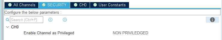 GPDMA1 security