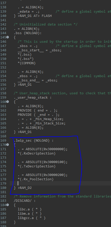 linker script