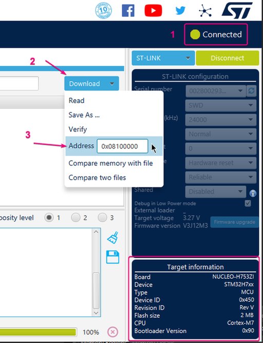 Figure 22 – File location address
