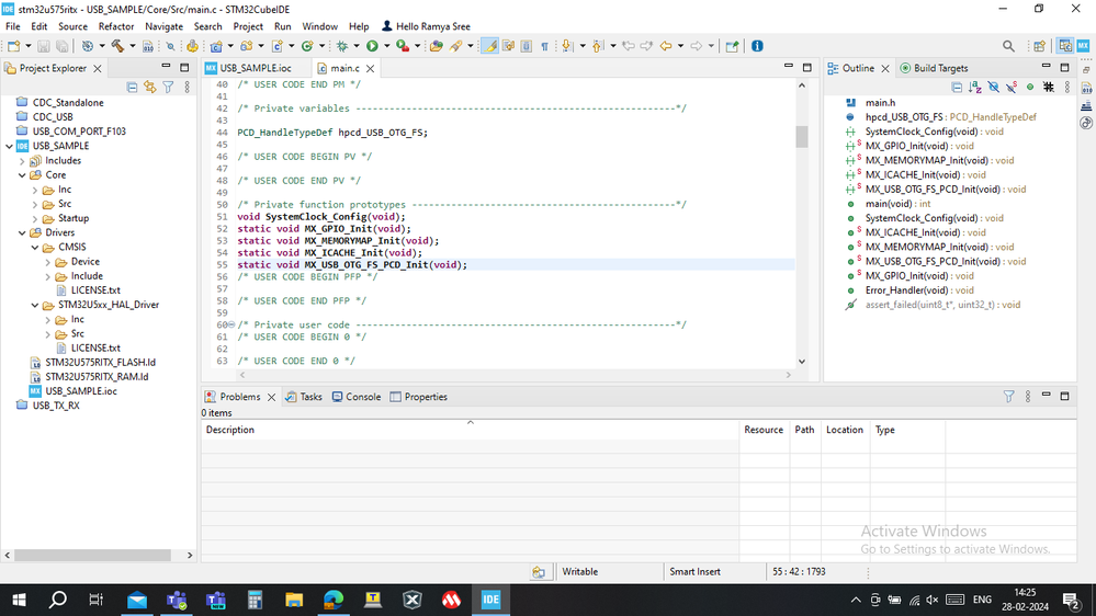 generated source files