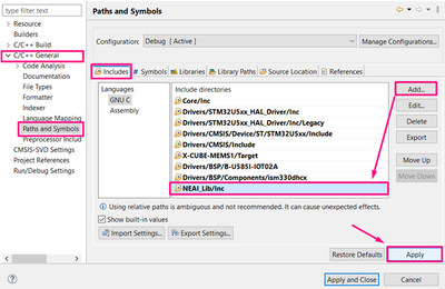Figure 18 - Adding Library Part 1