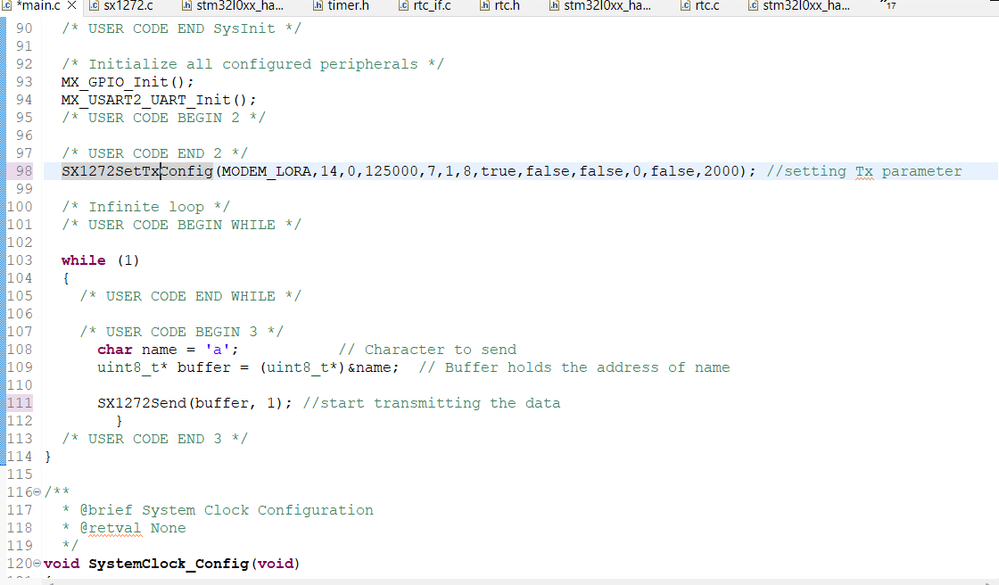 main.c file